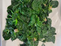 清炒崇明矮脚菠菜-道道鲜·崇明私房菜(五角场店)