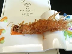 香脆大虾伴海胆 -北京建国饭店杰斯汀法餐厅