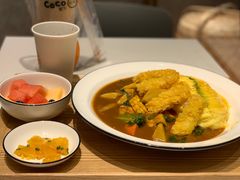 炸虾排咖喱蛋包饭-池奈·咖喱蛋包饭(熙地港店)