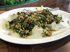 韭菜炒蚬肉-韩山苑·潮州美食·私房菜(天安数码时代大厦店)