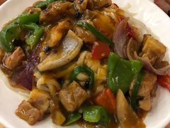 排骨炒河-沙田新强记烧鹅海鲜酒家