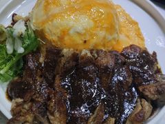 黑椒鸡扒蛋包饭-锦园春香港茶餐厅(西海湾旗舰店)