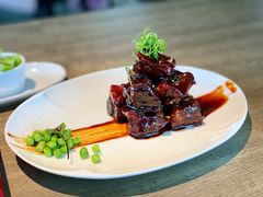 桂花糖醋肉排-悦轩中餐厅·高空江景·杭州柏悦酒店