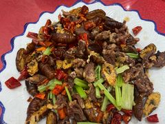 干煸茧蛹-天添纸包鸡家常菜