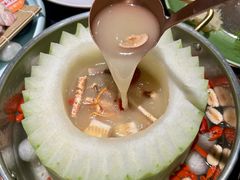 -得意咚瓜·顺德鱼生·冬瓜盅火锅