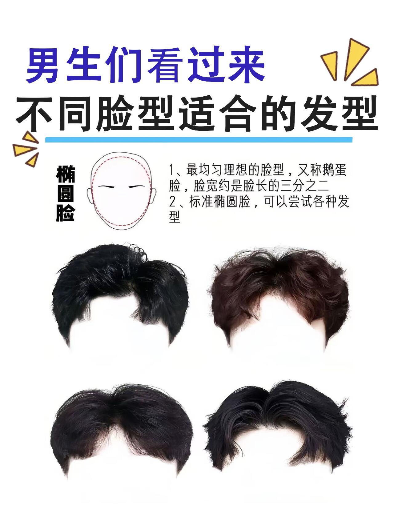 不同脸型适合不同发型圆形脸可选择侧分长直
