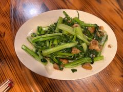 蒜蓉炒迟菜心-竹庄餐馆·26年店(南昆山景区店)