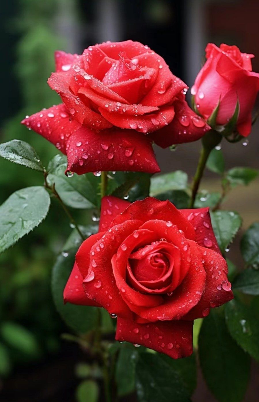 红玫瑰,一种经典而浪漫的花卉,以其鲜艳夺