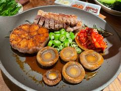 意式鳀鱼酱碳烤黑猪肉-TAIFORKS 大福食堂·山葵烤肉料理·拌饭(宝安店)