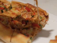 鸡肉奶酪皮塔饼-伊斯坦布尔土耳其清真咖啡餐厅