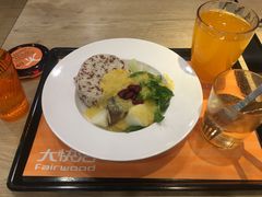 椰菜花汁山药野菜红米饭套餐-大快活(丽丰店)
