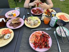 -JW万豪厨房餐厅·滨海草坪烧烤·海鲜·海景(三亚绿发山海天JW万豪酒店)