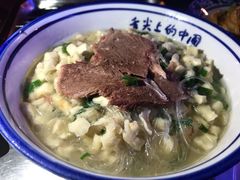 普通羊肉泡馍-老兰家传统烧烤炒菜泡馍(小南门店)