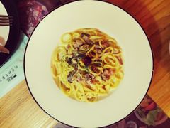 白汁蘑菇意面-麦甜创意轻食餐厅(西康路店)