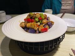 紫山茄拌扇贝-味莊·青岛菜(石老人店)