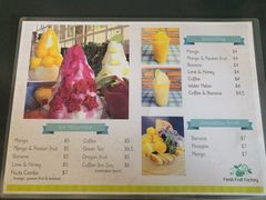 菜单-Fresh Fruit Factory - Fruit Cuisine Restaurant