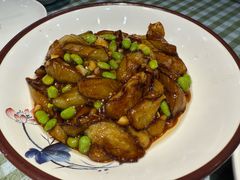 毛豆烧茄子-玉桥餐厅(天坛店)