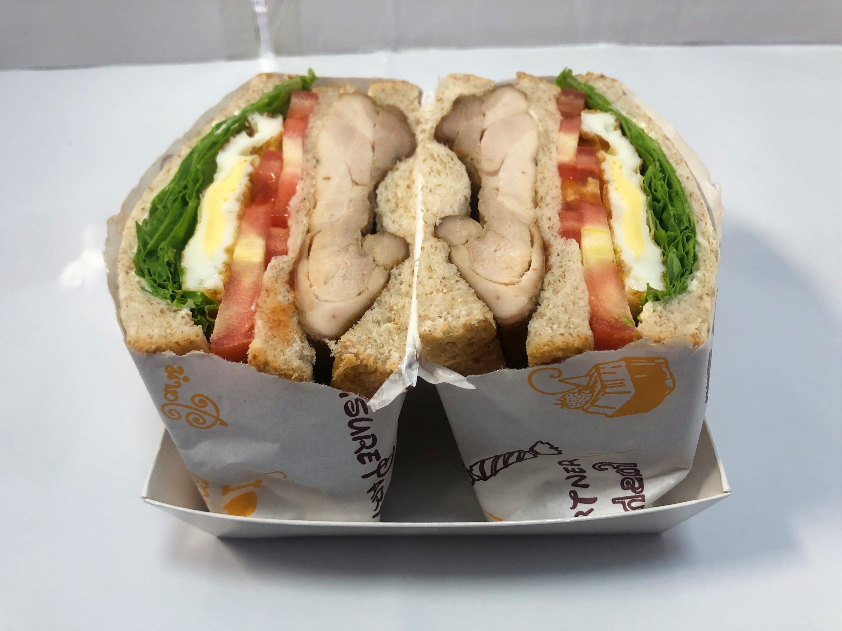 超级满足的鸡腿三明治