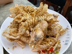 椒盐皮皮虾-四川小胡子海鲜(丁村万人海鲜广场店)