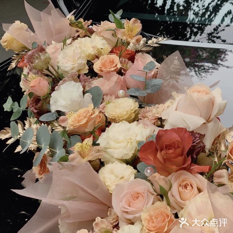 婚车花艺分享-🍂奶茶色系婚车