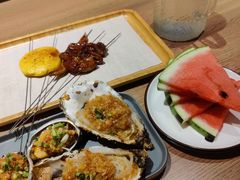 -街角等你.大连海鲜烧烤.经典铁板海鲜串(西安路店)