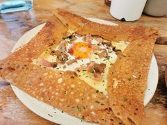 鸡蛋蘑菇熏肉荞麦可丽饼-RAC BAR(安福路店)