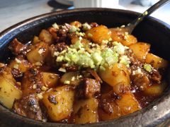 米凉粉烧牛腩-柴门头啖汤·经典川菜·慢火汤品(锦城万达店)