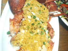 蒜蓉粉丝蒸大龙虾-南海渔家•海鲜•正宗海南菜(海棠湾店)