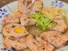 猪肠胀糯米-老妈宫粽球