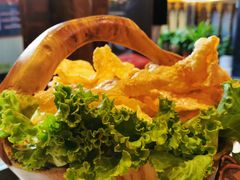 酥脆炸豆皮-热火朝天鲜切牛肉火锅(南强街巷店)