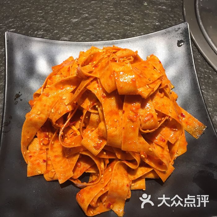 现代烧烤冷面店拌老式干豆腐图片-北京本地烤肉-大众点评网