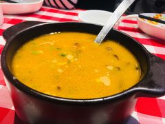 蘑菇汤莜面鱼鱼-西贝莜面村(上海百联西郊店)