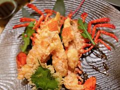 波士顿龙虾天妇罗配三文鱼子酱-西村日本料理(香格里拉饭店)