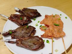 鸭下巴-龚海宝· 烧烤· 羊肉原切挂糊更好吃(庄市店)