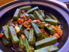 干菜肉末炒秋葵-闽上鲜·福建菜(龙湖滨江天街店)