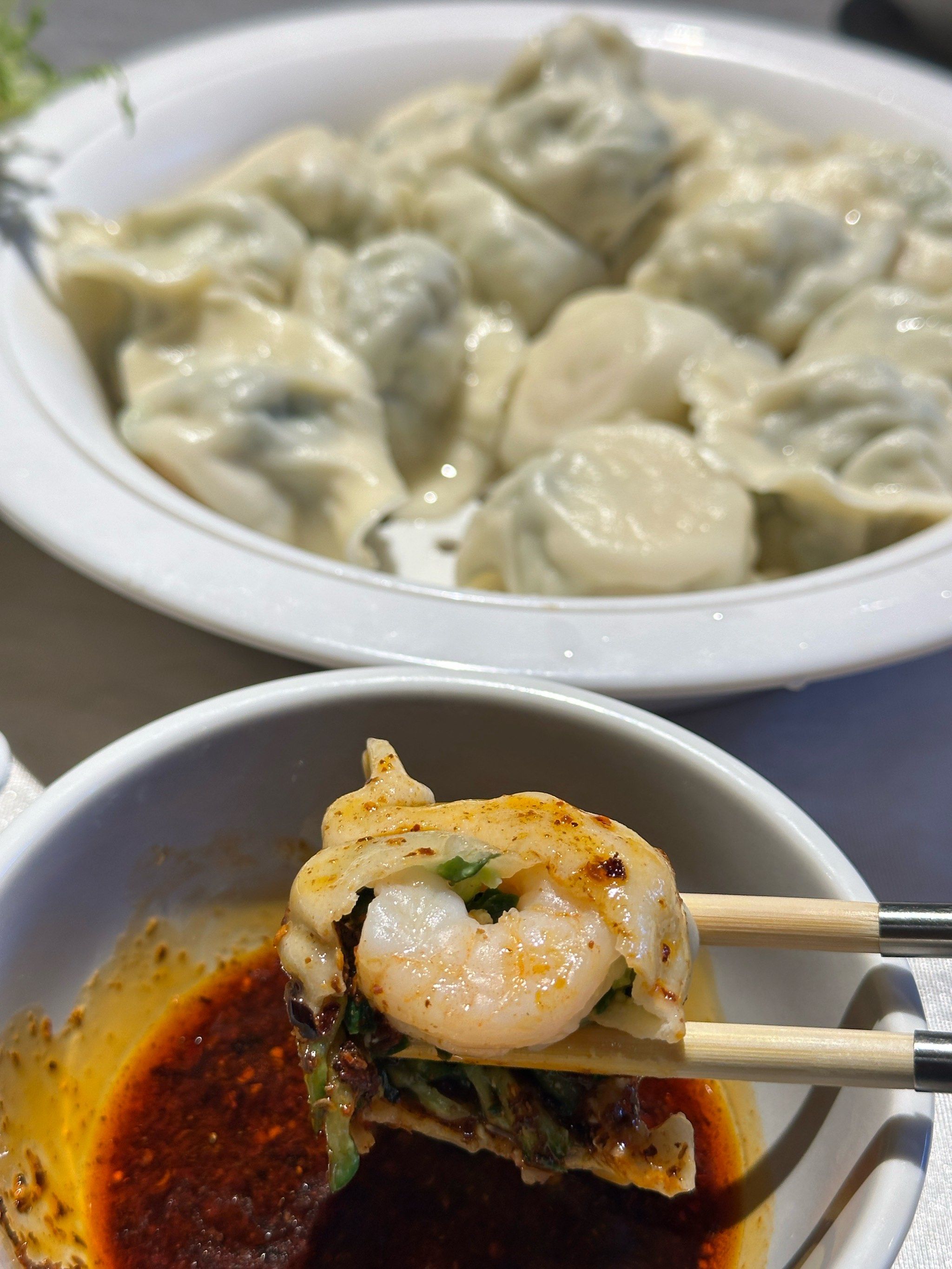 鲜到没朋友的海鲜水饺!