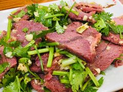 凉拌牛肉-手擀菠菜面(西康路店)