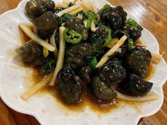 紫苏酸笋炒田螺-南记食粥坊·宵夜大排档(莲花总店)