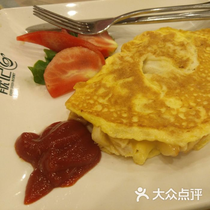 靓记港式茶餐厅肠仔奄列蛋图片-北京茶餐厅-大众点评网