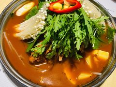 辣白菜脊骨火锅-韩香福脊骨汤锅(上杭路店)