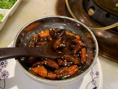 现炸辣椒油-京门老爆三·铜锅涮肉 爆肚(望京店)