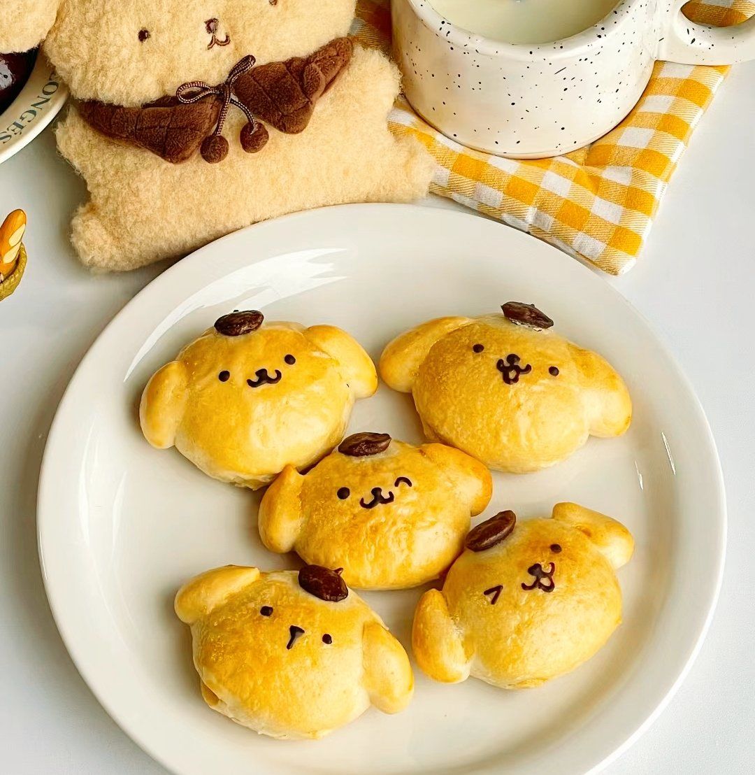 早安～小熊饼干配牛奶