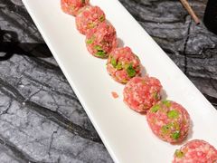 贡菜牛肉丸-热火朝天鲜切牛肉火锅(南强街巷店)