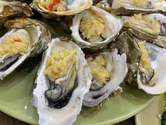 炭烧蒜蓉生蚝-贞姨美食·老字号海鲜大排档