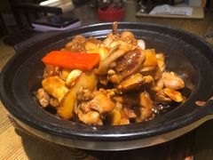 鲜沙姜啫鸡煲-大鸽饭(岗顶店)