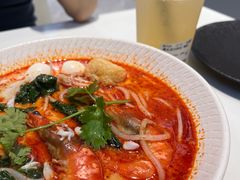 新加坡叻沙汤粉-Manner Coffee(万象食家店)