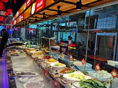 自助取餐区-渔民船说·北塘海鲜·天津菜·海肠捞饭(北塘古镇店)