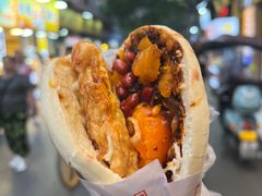 蛋菜夹馍-老马家马蓉蛋菜夹馍·腊牛肉夹馍(回民街店)