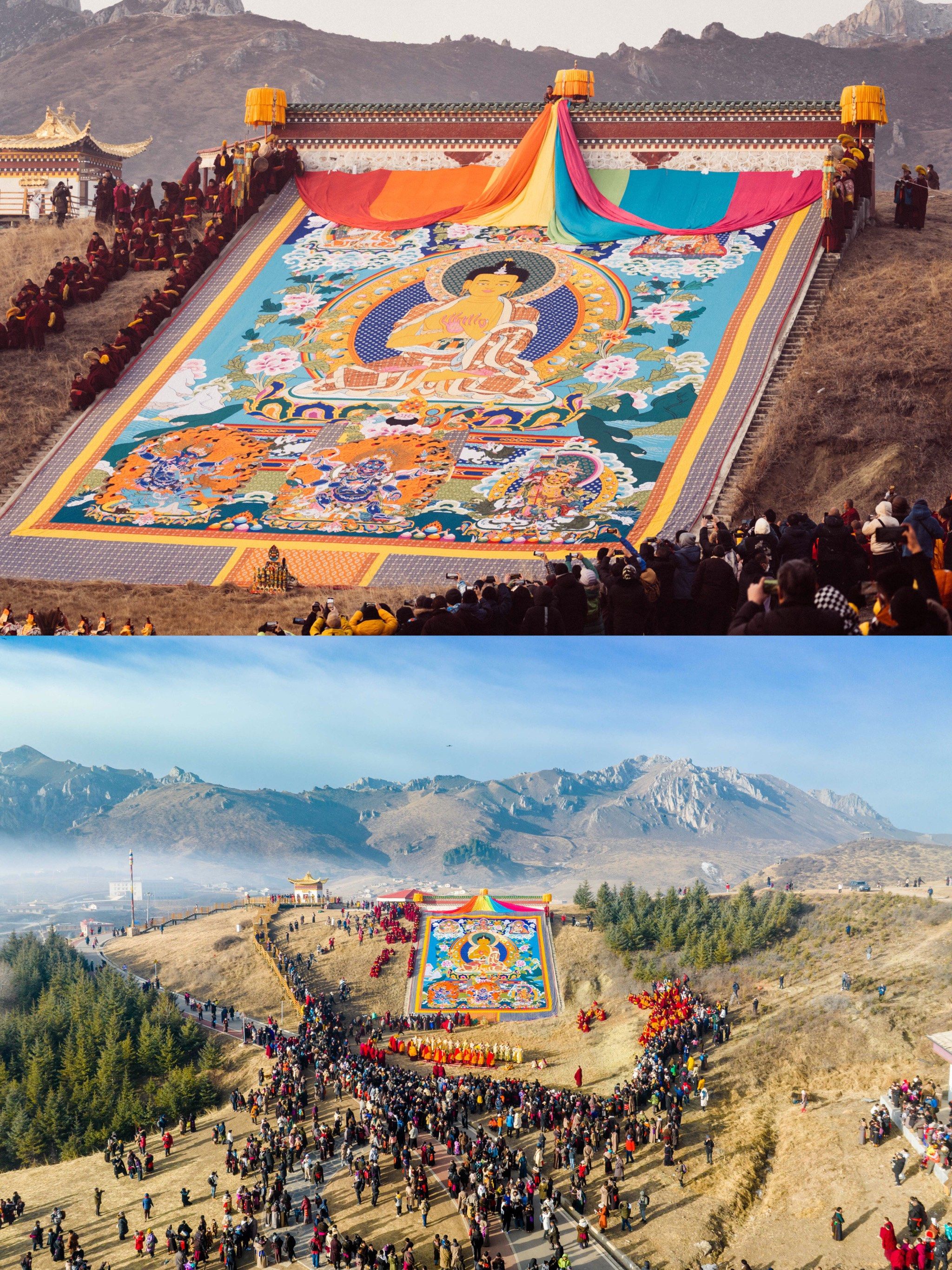 91摄影人的创作天堂|甘南郎木寺晒佛节