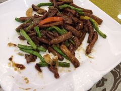 翠绿茶树菇牛柳-新兴家喻酒家·羊城名宴(昌岗店)